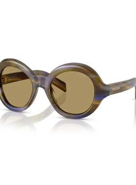 PRADA 女士眼镜 PRD08SU23G70G SS2026 绿色 全框太阳镜