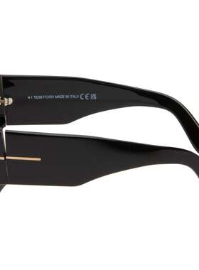 Tom Ford 汤姆 福特 男士 黑色 Bronson 太阳镜 FT10446001A01ABL