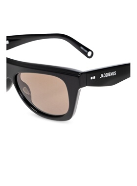 JACQUEMUS 男士眼镜 JAC58C1SUN AW2025 黑色 全框太阳镜