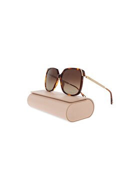 1h可退 CHLOÉ 女士太阳镜 CH0286S0002 CO 棕色 Sunglasses Aly