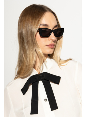 GUCCI 女士眼镜 797291J16911012 SS2026 灰色 猫眼太阳镜