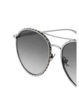 1h可退 ALEXANDER MCQUEEN 女士眼镜 AM0179SMETAL2 AW2025