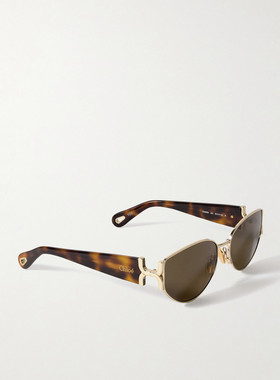 1h可退 潮奢 Chloe 蔻依 女士 徽标太阳镜 CH0260S