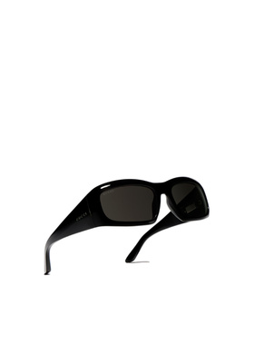 GUCCI 男士眼镜 A002LIJ07401012 CO 黑色 几何框太阳镜