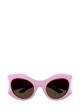 BALENCIAGA 女士眼镜 BB0256S004 AW2023 粉红色 BB0256S