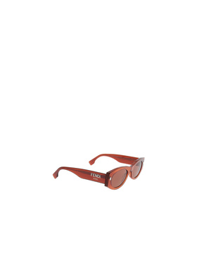 FENDI 女士眼镜 FE40125I68S AW2025  太阳镜粉红色框架配饰