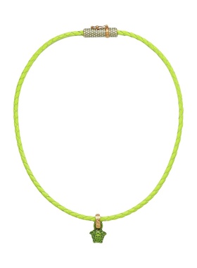 潮奢 versace 范思哲 女士 项链 green绿色 舒适时尚