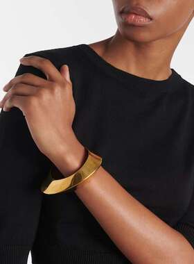 1h可退 潮奢 Saint Laurent 圣罗兰 女士 不对称手镯