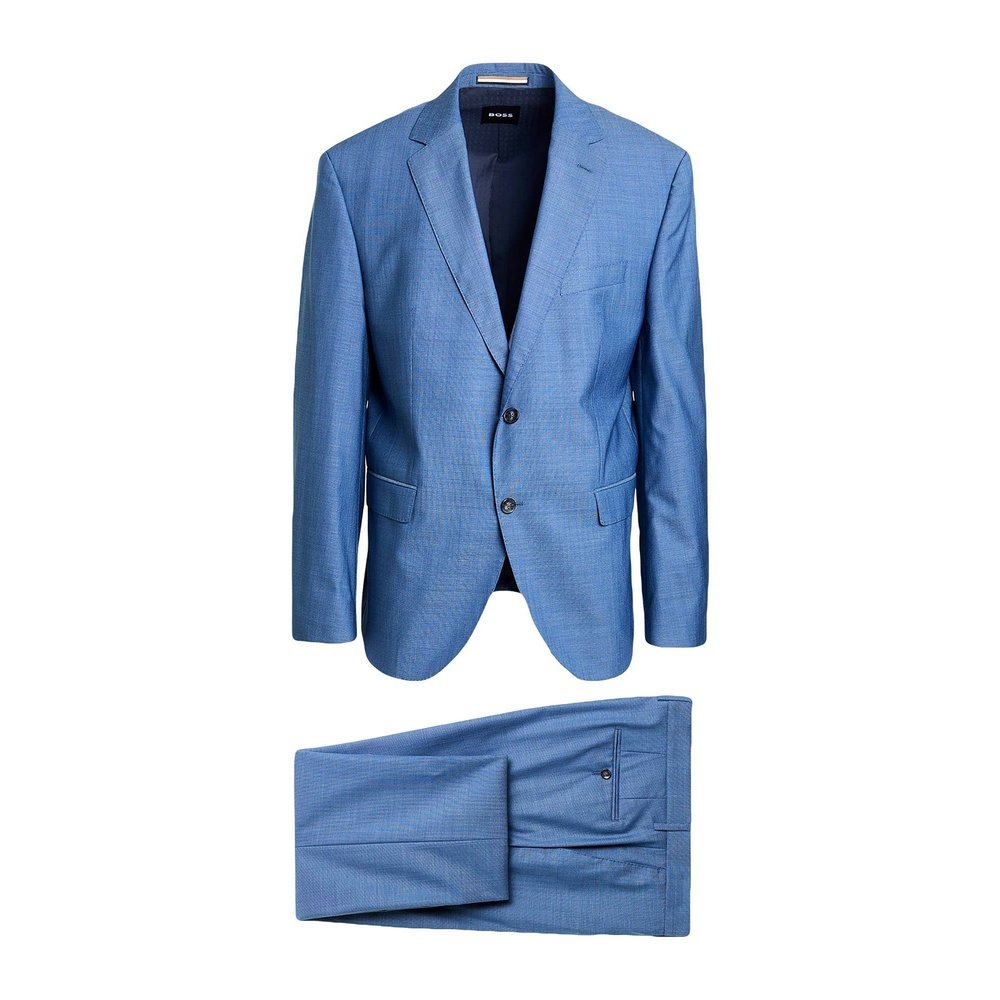 1h可退 潮奢 BOSS 波士 男士 西服 blue蓝色 舒适时尚,淘宝优惠券,粉丝福利购,淘宝优惠卷