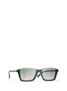 CHANEL 女士眼镜 CH5548Q1459S3 CO 灰色 全框太阳镜