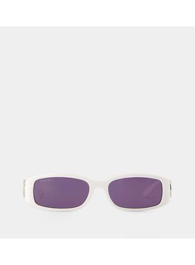 GUCCI 女士眼镜 GG1661S SS2025 白色 Gucci Gg1661S Sunglasses
