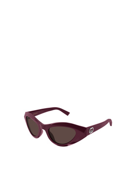 GUCCI 女士眼镜 GG2201S004 AW2026 红色 几何框太阳镜