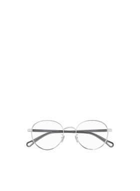 CHLOÉ 女士眼镜 CH0216OA003 SS2024 银色 logo标识平光镜