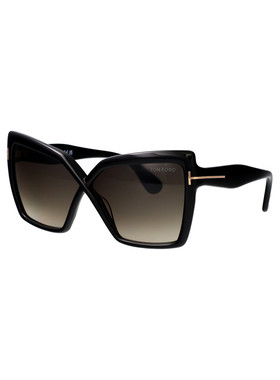 1h可退 TOM FORD 女士眼镜 FT1195S01B SS2025 黑色