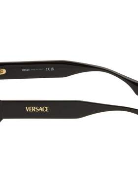 1h可退 潮奢 versace 范思哲 女士 黑色 Signature 太阳镜