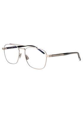 SAINT LAURENT 男士眼镜 SL665OPT002 SS2026 银色