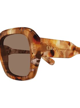 CHLOÉ 女士眼镜 CH0310S005 SS2026 棕色 全框太阳镜