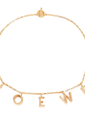 1h可退 LOEWE 女士项链 J984241X018130 SS2023 黄色 LOEWE BOLD