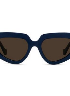 LOEWE 女士眼镜 LW40160I90E AW2025 黑色 全框太阳镜