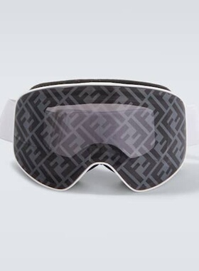 1h可退 香港直邮潮奢 Fendi 芬迪 男士 徽标滑雪护目镜 white白色