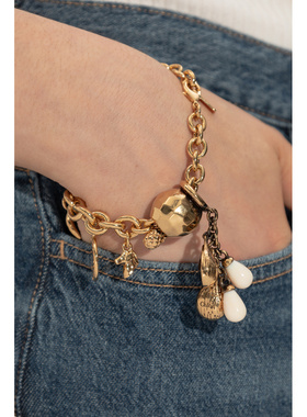 CHLOÉ 女士项链 CH25AK168CB79DA AW2025 金色 骰子手链吊饰