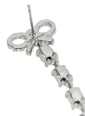SELF-PORTRAIT 女士耳饰 RS26609ESLSILVER SS2026【付后1h可退】