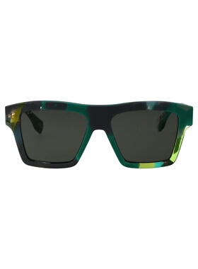 GUCCI 男士太阳镜 GG1623S001 SS2024 黑色 logo标识太阳镜古驰