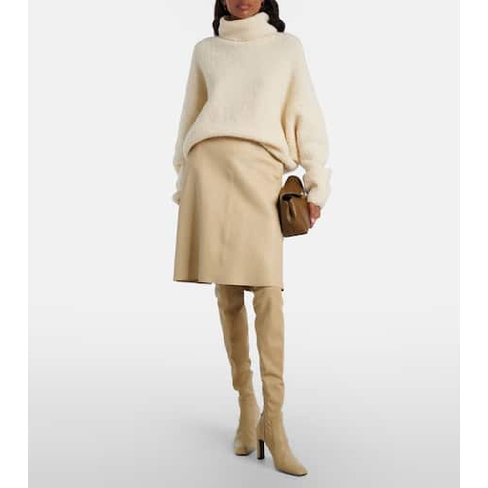 1h可退 潮奢 toteme 女士 T-Lock 皮革手包 brown棕色 舒适时尚,淘宝优惠券,粉丝福利购,淘宝优惠卷