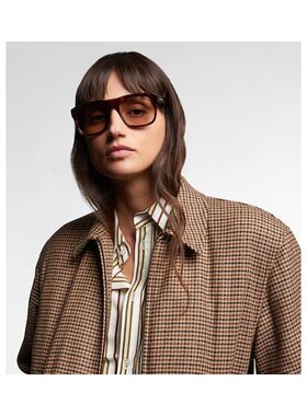 1h可退 潮奢 Saint Laurent 圣罗兰 女士 SL 558 方框太阳眼镜