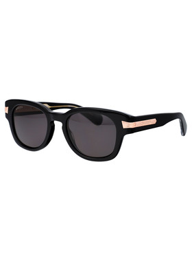 GUCCI 男士太阳镜 GG1518S001 AW2024 黑色 logo标识太阳镜古驰