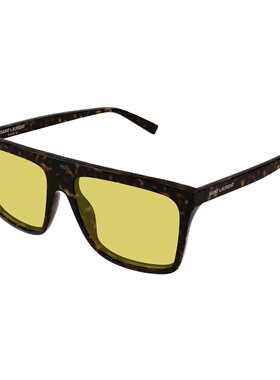 SAINT LAURENT 男士眼镜 SL904003 SS2026 黄色 全框太阳镜