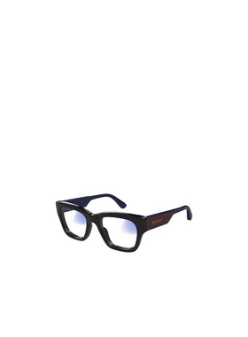 GUCCI 男士眼镜 GG1669S001 AW2025 蓝色 几何框太阳镜