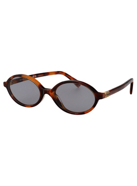 MIU MIU 女士太阳镜 0MU04ZS21C40O SS2025 棕色 Metal sunglasse