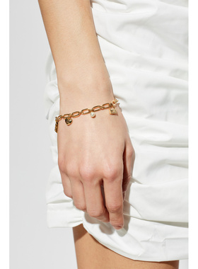COACH 女士手链手镯 37571289GLD600 SS2026 金色 Charm bracelet