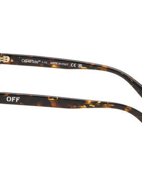 off-white 男士 棕色 Reno 太阳镜 OW10046055516055SHINYHAVANA5