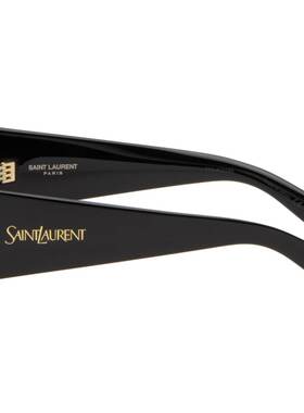 1h可退 潮奢 Saint Laurent 圣罗兰 女士 黑色 SL 832 太阳镜 SL8