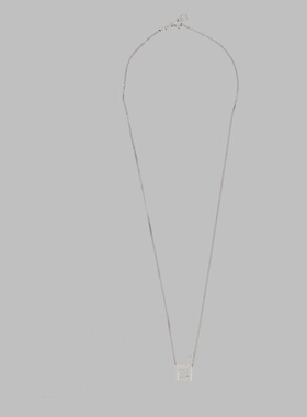 FENDI 男士项链 7AJ589B08F0TH0 SS2026 白色 COLLANA FF