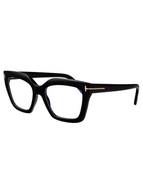1h可退 TOM FORD 女士眼镜 FT6093B001 SS2026 黑色 FT6093-B