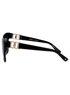 Dsquared2 二次方 女士 黑色醋纤太阳眼镜 D20207S807