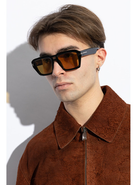 TOM FORD 男士太阳镜 FT120205601E CO 黑色 Sunglasses from the