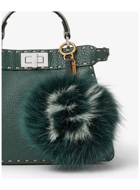 FENDI 女士饰品 7AR683A3VCF1U2I SS2026 花色 绒球吊坠