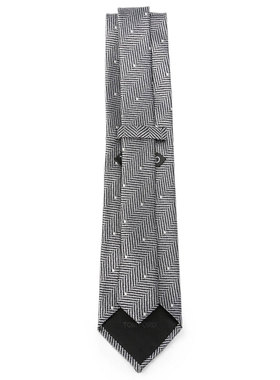 TOM FORD 男士领带 STE001S0343TAL AW2026 灰色 【付后1h可退】