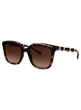 GUCCI 女士眼镜 GG2058S002 SS2026 棕色几何框 太阳镜配饰古驰