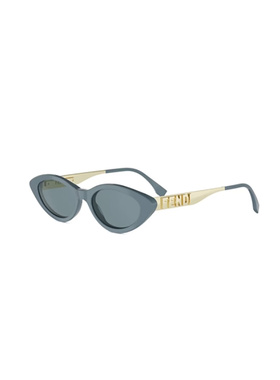 FENDI 女士太阳镜 FE40202I20V SS2026 灰色 Fendi FE40202I