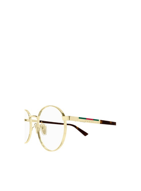 GUCCI 男士眼镜 GG1966OK002 SS2025 古驰 白色圆框平光镜