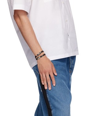 潮奢 Diesel 迪赛 男士 黑色 A-1DR POD C 手环 X09740P5698