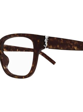 SAINT LAURENT 女士眼镜 SLM150002 SS2025 深棕色 全框平光镜