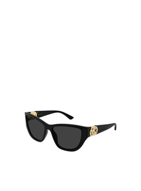 GUCCI 女士眼镜 GG2122S002 SS2026 黑色 几何框太阳镜