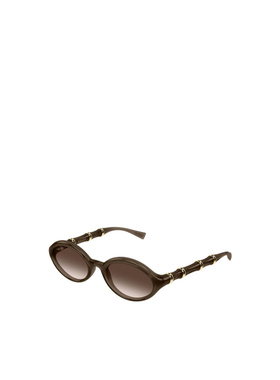 GUCCI 女士眼镜 GG2059S003 SS2026 棕色 椭圆框太阳镜