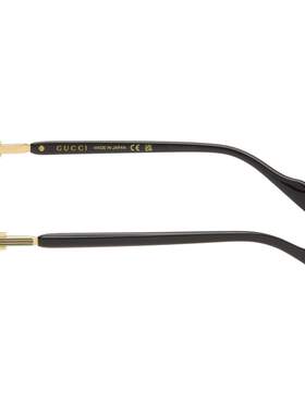 Gucci 古驰 男士 金色 GG1221O 眼镜 GG1221O001GOLDTRANSPARENT